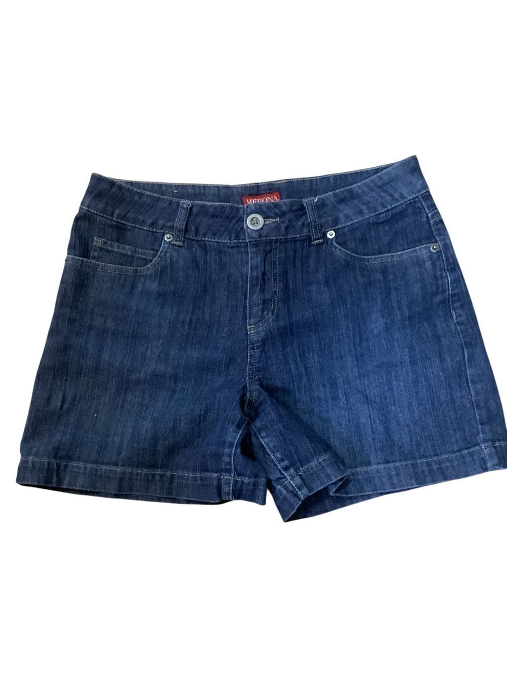 Medium Wash Denim Shorts 6